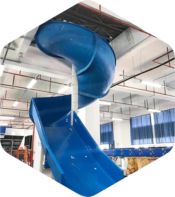 Double Entry Spiral Conveyor Chute
