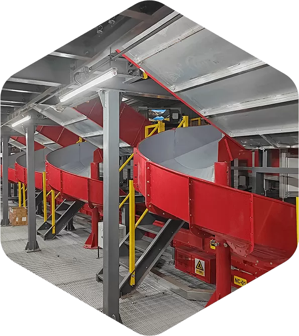 Cross Belt NC Conveyor Chute