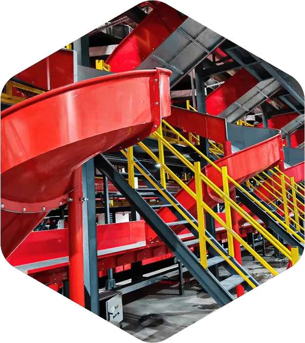 Cross Belt NC Conveyor Chute