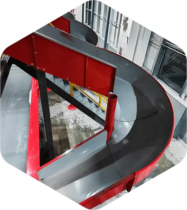 Cross Belt NC Conveyor Chute