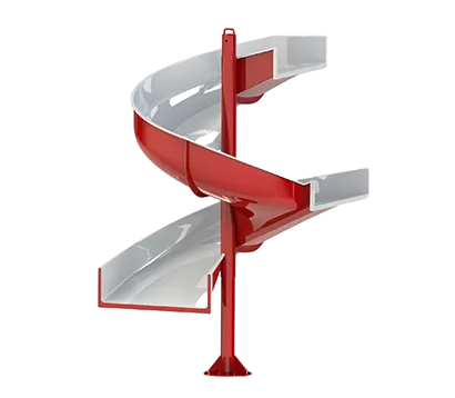 Double Entry Spiral Conveyor Chute