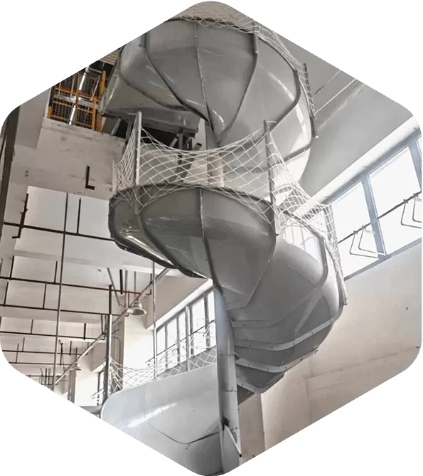 Single Entry Spiral Conveyor Chute