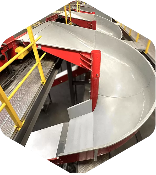 Low Drop Conveyor Chute