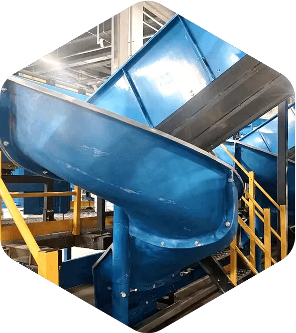 Cross Belt NC Conveyor Chute