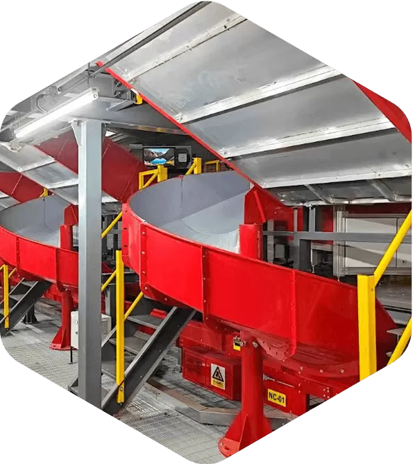 Cross Belt NC Conveyor Chute